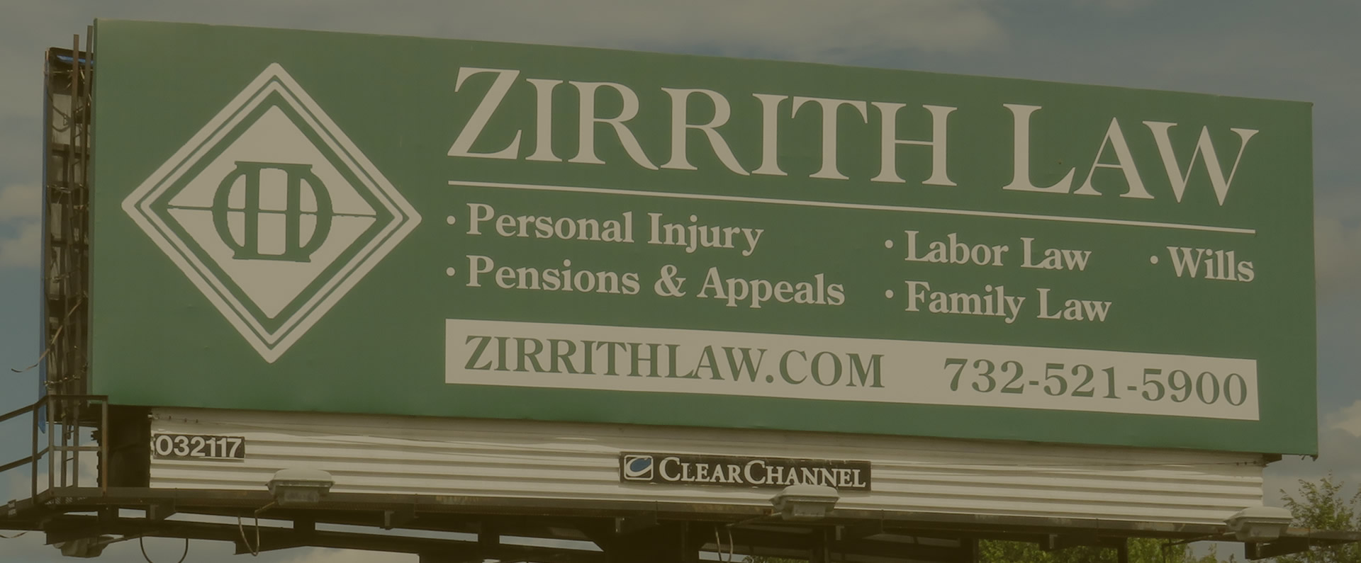 Zirrith law billboard
